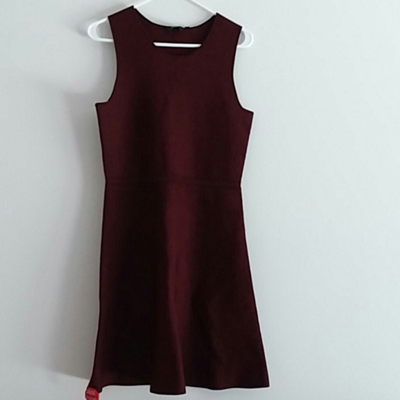 Theory | Dresses | Theory Marl Flare Dress Glossed L Sleeveless Bordeaux Red Nwt | Poshmark Theory | Dresses | Theory Marl Flare Dress Glossed L Sleeveless Bordeaux Red Nwt | Poshmark